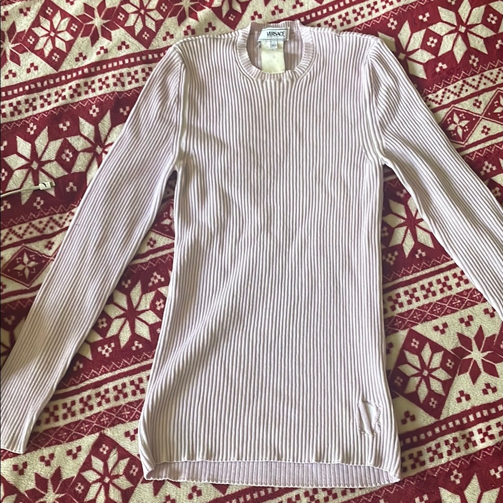 Versace Soft Ribbed Knit Top - Picture 4 of 4